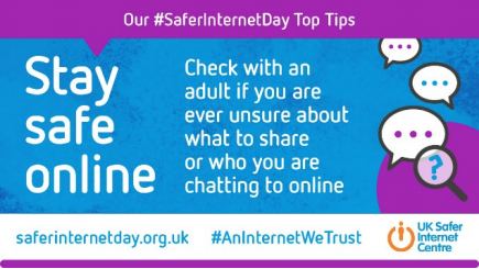 #AnInternetWeTrust
Click saferinternetday.org.uk for more information.
