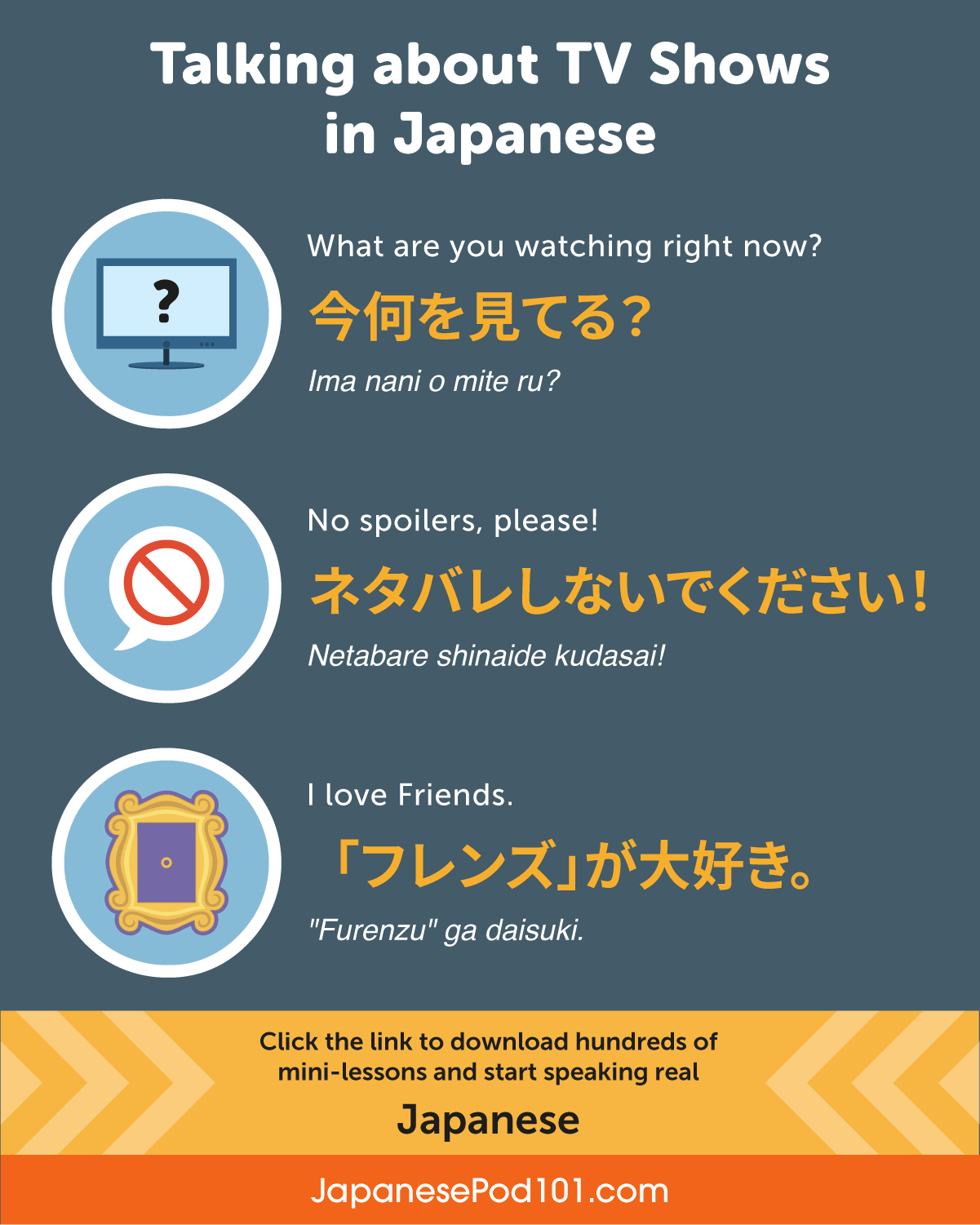 Learn Japanese Japanesepod101 Com Let S Talk About Tv Shows In Japanese Ps Learn Japanese With The Best Free Online Resources Just Click Here T Co 8yckcffftd T Co Fhnfhaimwz