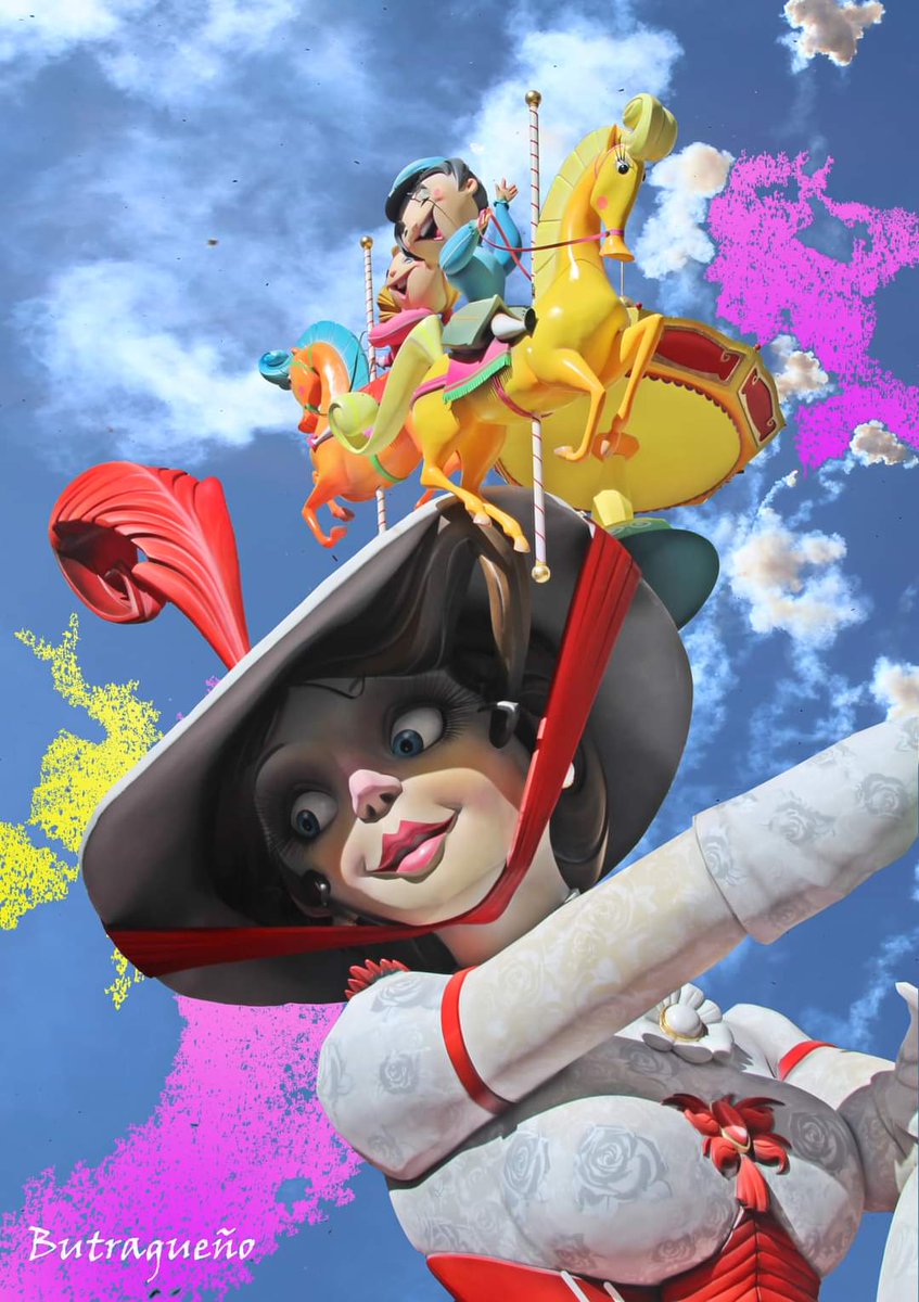 2018 Detall falla Sant Vicent-Periodista Azzati - Artista: Vicente Martínez Aparici - Disseny: Juan Ramón Vázquez (Arxiu: Butragueño) <a href="/FedFallas1A/">Federación Fallas 1A</a> <a href="/fallesvlc/">Falles de València</a> <a href="/fallas_in/">Las Fallas Information In English</a>