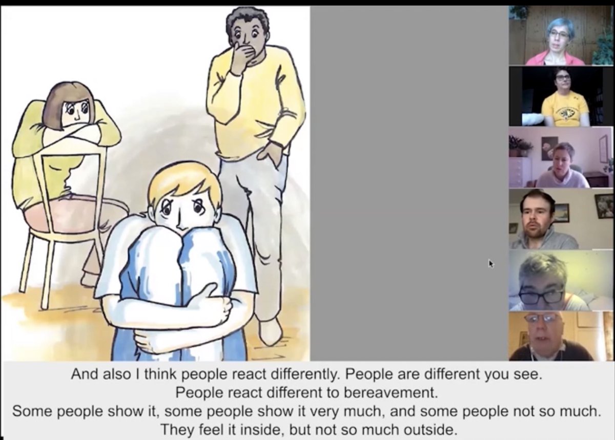 PCPLDnetwork's tweet photo. Peter from GRASSroots shares his view of how people react to  bereavement.

“People are different you see. People react differently to bereavement. Some people show it, some people show it very much, and some people not so much.They feel it inside, but not so much outside” #PCPLD https://t.co/tG0BJ7CBA7