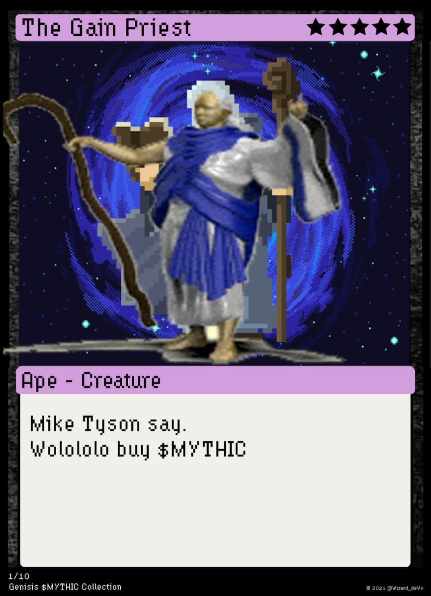 Also almost forgot to post the Magic Priest Wololo buy  $mythic