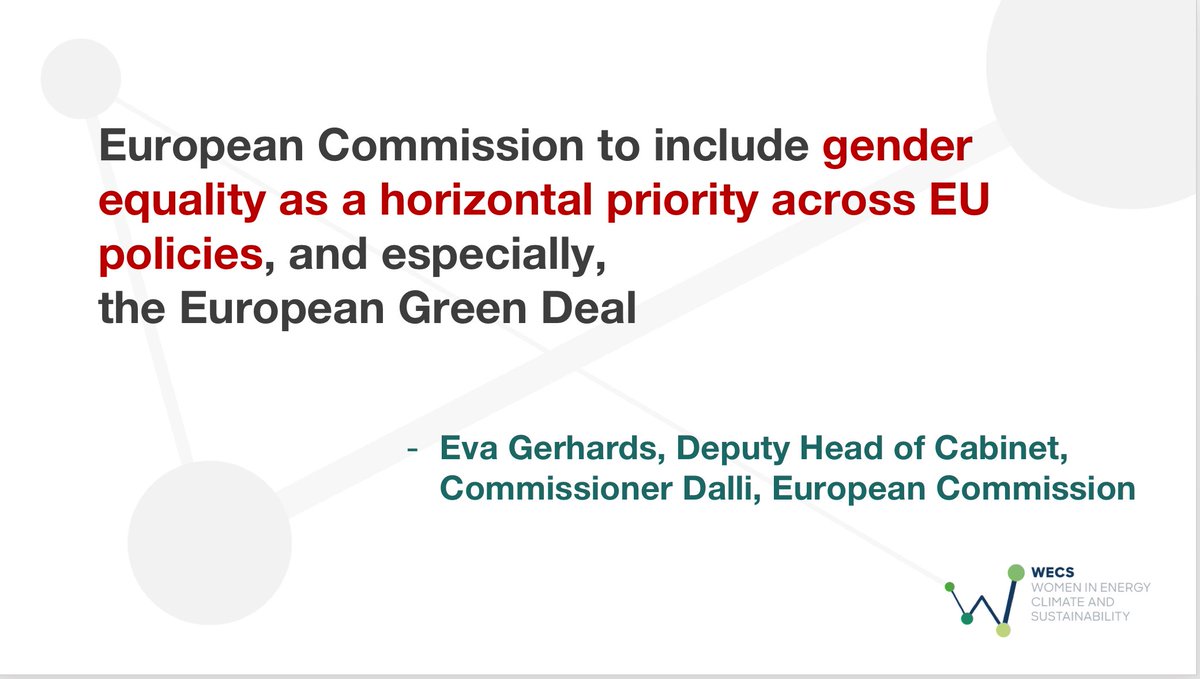 WECS Foundation (@wecsfoundation) on Twitter photo 🔴WATCH LIVE NOW: youtube.com/watch?v=8Rhfcd…
#WECS foundation & #LightsonWomen @FSR_Energy joint event on synergies between the European Green Deal and the European Gender Strategy w/ the teams of
<a href="/KadriSimson/">Kadri Simson</a> represented by Annikky Lamp &
<a href="/helenadalli/">Helena Dalli</a> represented by Eva Gerhards 🔴WATCH LIVE NOW: youtube.com/watch?v=8Rhfcd…
#WECS foundation & #LightsonWomen @FSR_Energy joint event on synergies between the European Green Deal and the European Gender Strategy w/ the teams of
<a href="/KadriSimson/">Kadri Simson</a> represented by Annikky Lamp &
<a href="/helenadalli/">Helena Dalli</a> represented by Eva Gerhards