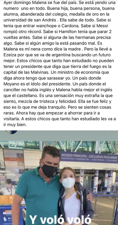 FerIglesias's tweet photo. Se sigue yendo lo mejor del país. Pero debe ser por la pandemia, claro. Porque seguro que se van a países sin coronavirus... https://t.co/ljYcqGX4T4