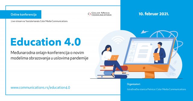 unicefsrbija's tweet photo. .@is_petnica i @ColorMediaCom u saradnji sa @unicefsrbija i @LINKgroupEU organizuju međunarodnu online konferenciju o novim modelima obrazovanja u uslovima pandemije pod nazivom EDUCATION 4.0.

📅 10. februar
⏰ 10:00 č
🎥 https://t.co/hWwEiO2vUl 
📲  https://t.co/648XKbgAa5 https://t.co/lzVb3ePPnh
