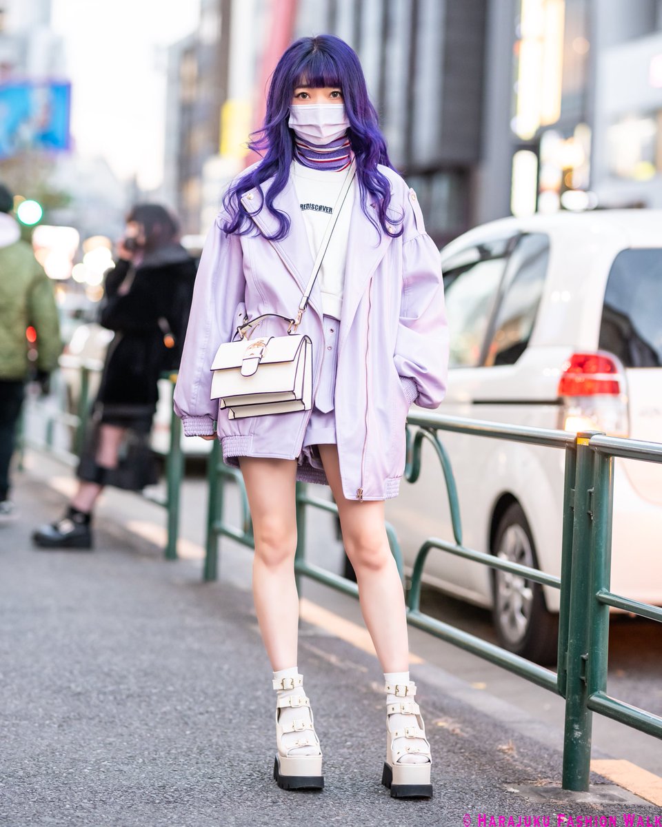 原宿ファッションウォーク Harajuku Fashion Walk Street Snap In Harajuku Tokyo Seo Ig Seo 0112 On The Street Harajuku In Mid December She Has Beautiful Purple Colored Hair And 原宿ファッションウォーク Harajuku Fashion Walk Street Snap In Harajuku Tokyo Seo Ig Seo 0112 On The Street Harajuku In Mid December She Has Beautiful Purple Colored Hair And