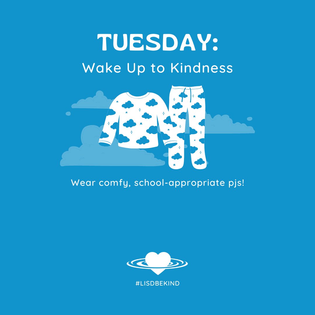 lisdbekind's tweet image. Kindness Week Day 2: Wake up to Kindness! #LISDBEKIND