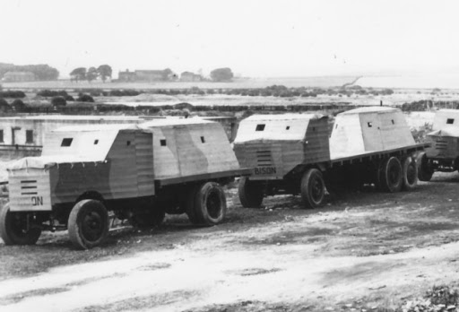 These particular turkeys were designed by Charles Bernard Matthews, director of Concrete Limited. And I've got to hand it to him - it doesn't take an expert to realise that the Bison armoured truck fulfilled the brief. It was indeed both concrete *and* limited.
