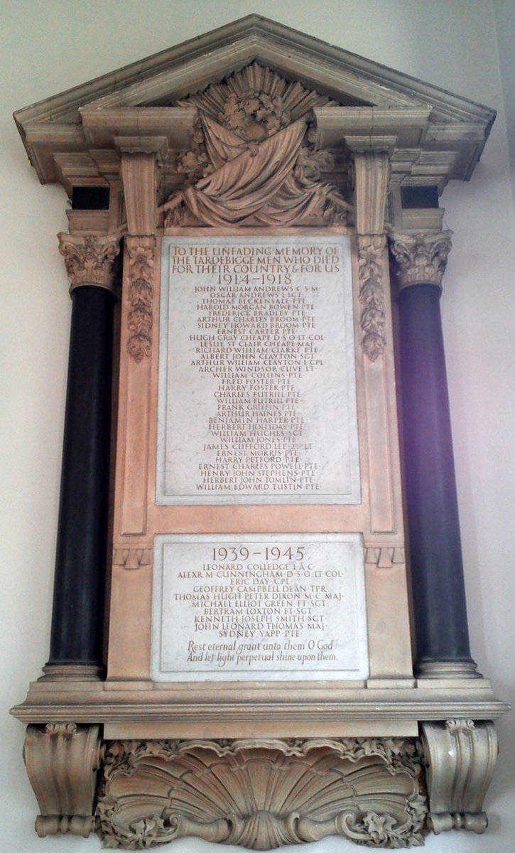 Which leads us to the war memorial of 1920-1 by Plymouth's architects of choice, Detmar Blow & Billerey. A splendid piece credited to the Bromsgrove Guild and adapted superbly well to post WWII needs. One of the Windsor-Clive sons is there (WWI) & Maj. Dixon with full moniker.