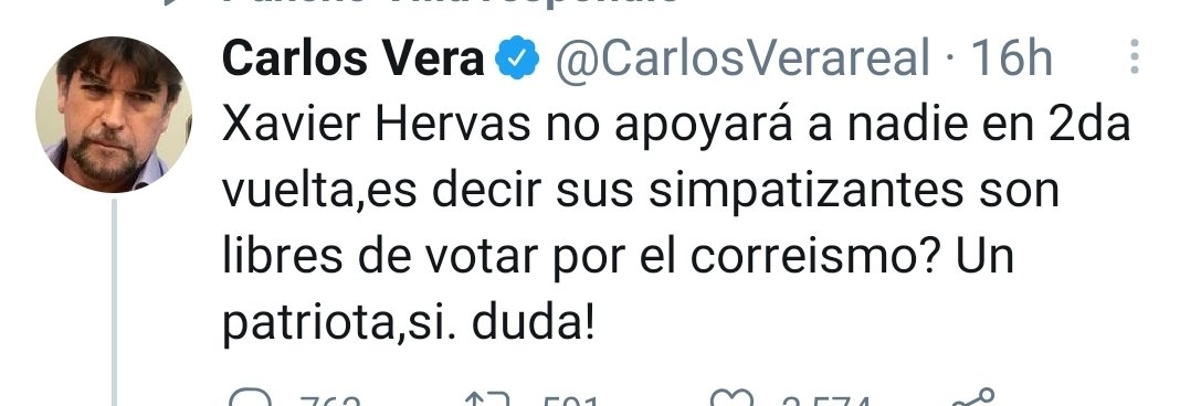 Si no votas por ellos no eres patriota