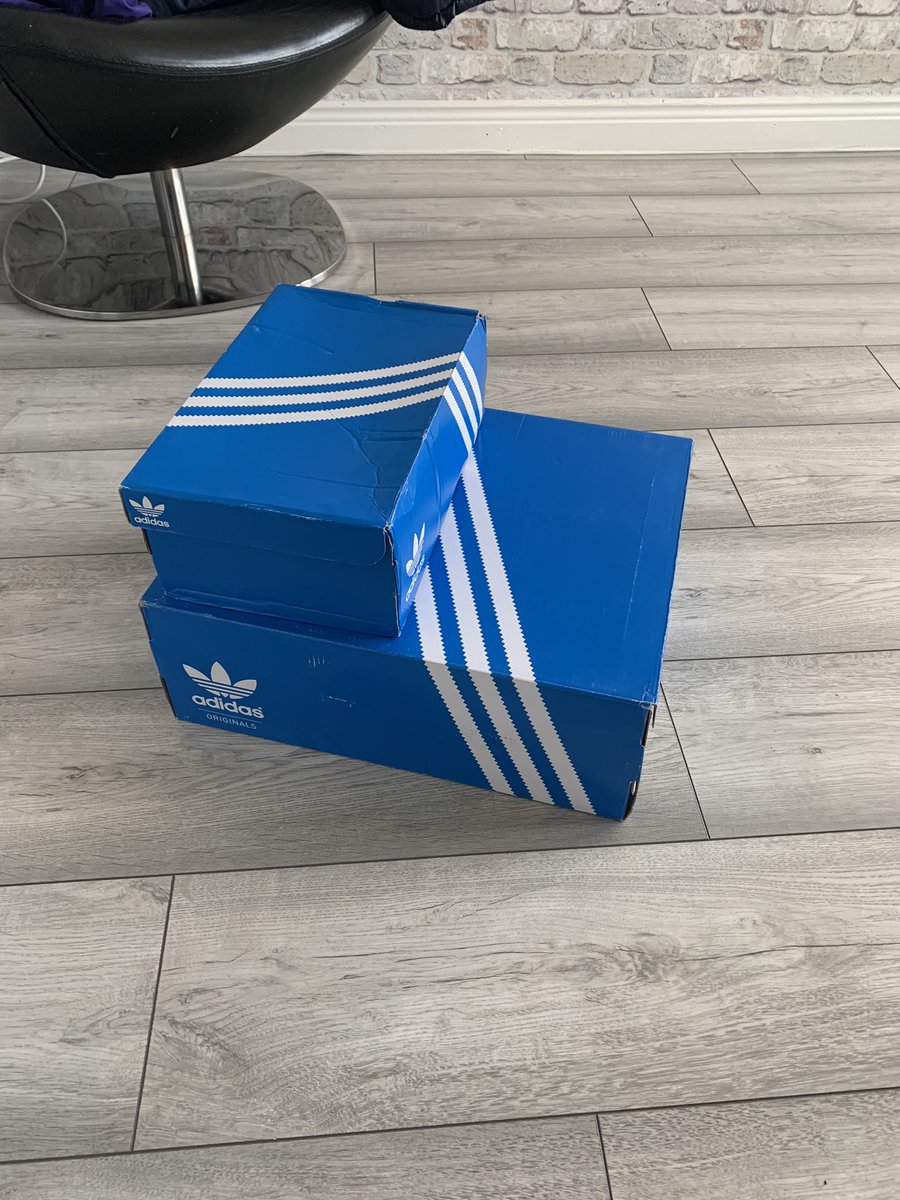 The size 19’s have arrived .... in the name of sweet fk .... my tv came in smaller box  in bits here  #adifamily