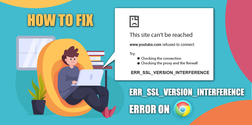 Fix ERR_SSL_VERSION_INTERFERENCE Error on Google Chrome?
Fix Error in Chrome Now:- wildcardsslcertificate.com/how-to-fix-err…

#error  #chromeerror #wildcardsslcertificate #wildcardssl #websecurity #interferenceerror