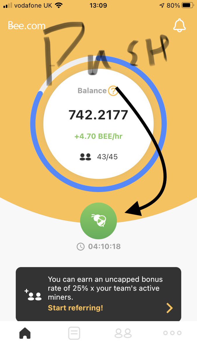 MrGilzor's tweet photo. Mining rates on Bee Network crypto are still low, download the app to your phone now and mine now before rates are halved. Use referral code: gillies #BeeNetwork #PiNetwork #cryptocurrency #blockchain #beemining #CryptoMining https://t.co/kdEptyPak5