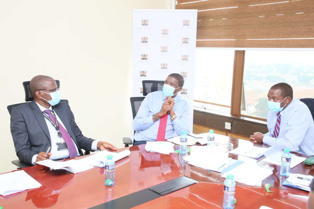 KiamaKaara's tweet photo. In the run up to the IBEC forum @KenyaGovernors Chair, Finance & Economic Planning committee @LaikipiaCountyG Gov @NdirituMuriithi leads technical team engagement with @KeTreasury CAS Hon. Gaichuhie on the COG position on the DORA. #StrengtheningDevolution #MakingDevolutionWork https://t.co/cHTi75QoTW