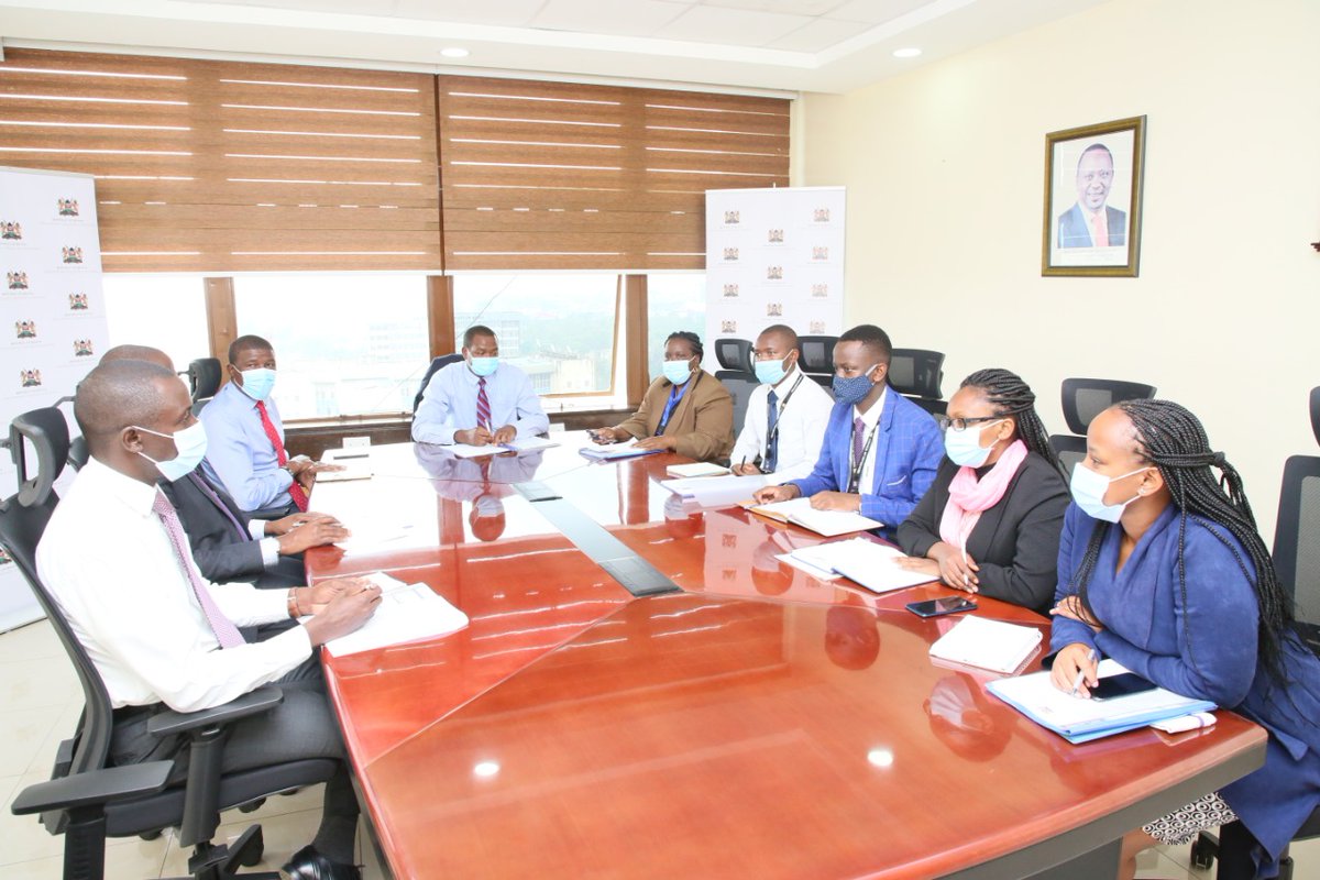 KiamaKaara's tweet photo. In the run up to the IBEC forum @KenyaGovernors Chair, Finance & Economic Planning committee @LaikipiaCountyG Gov @NdirituMuriithi leads technical team engagement with @KeTreasury CAS Hon. Gaichuhie on the COG position on the DORA. #StrengtheningDevolution #MakingDevolutionWork https://t.co/cHTi75QoTW