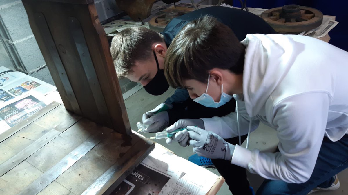 museudelter's tweet image. A partir d’avui, cada dimarts alumnes de @LaSalleManlleu ens ajuden a recuperar patrimoni. Molt benvinguts! #ProjecteFaig #aprenentatgeservei #ApS #Manlleu