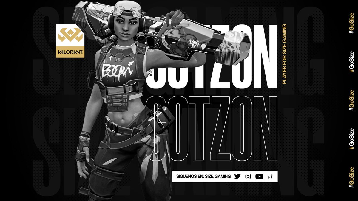 SizeGamingGG's tweet photo. #Bienvenida | #Valorant

Es momento de presentar a un gran jugador de la sección de Valorant.

Bienvenido a la familia @Cotzon🖤

#GoSize https://t.co/Pb78yYerGk