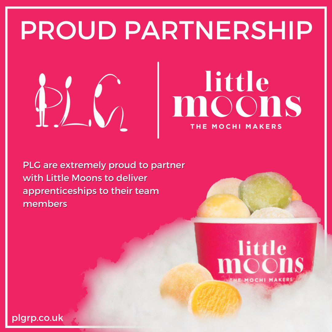 PLGrp's tweet photo. Another proud moment for Performance Learning Group. 🏆 We are happy to announce that we have partnered with and are helping to deliver apprenticeships to the team that bring you Little Moons. 😍 

#PerformanceLearningGroup #PLG #LittleMoons #Newclient #partnership https://t.co/il3LAt7Cw9