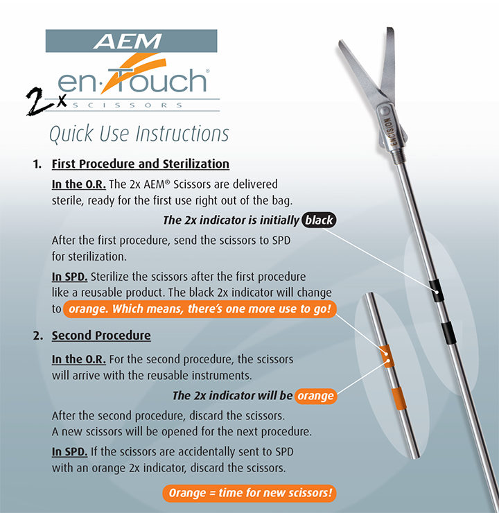 CTI_Inks's tweet photo. CTI is proud to partner w/ Encision to develop the ‘2X enTouch #Medical Scissors. The new #sterilization indicator from CTI doubles the number of uses for #hospitals.
#thermochromic #colorchanging https://t.co/x0W88C776B