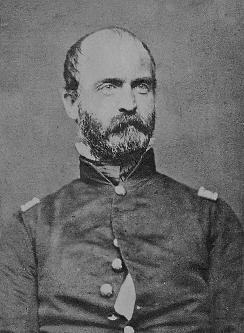 When the  #CivilWar began, Hancock was serving in California, where he was friendly with several Southern officers, most notably Lewis Armistead. He headed east for service with the Army of the Potomac, first as a quartermaster and then commanding an infantry brigade.