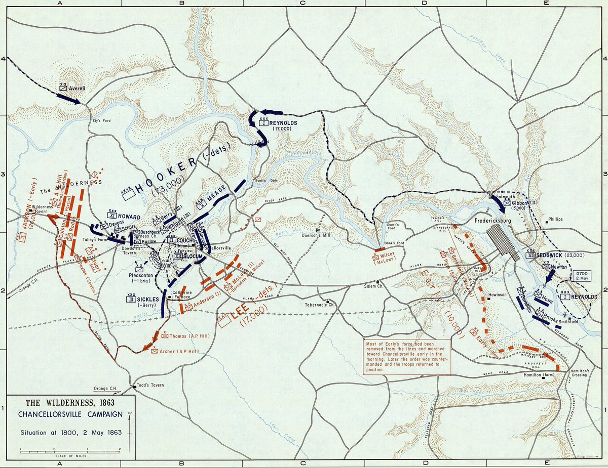 He assumed commanded of the 1st Division of II Corps at the Battle of  @Antietamnps1862, and was wounded leading the division at both Fredericksburg ( @FredSpotNPS) and Chancellorsville. He healed in time to take command of II Corps shortly after.