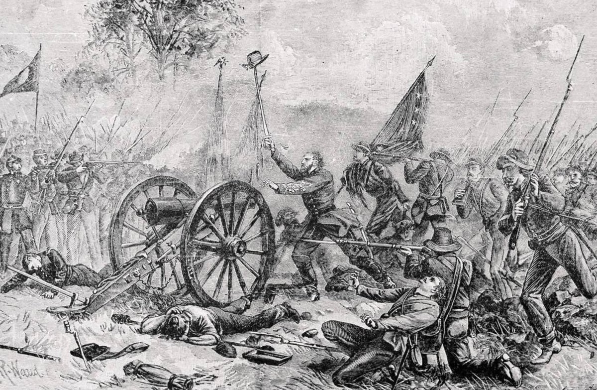 Hancock refused to be evacuated to the rear, continuing to lead II Corps until the assault had been beaten back. During the battle, his good friend Lewis Armistead was mortally wounded by troops under Hancock’s command.