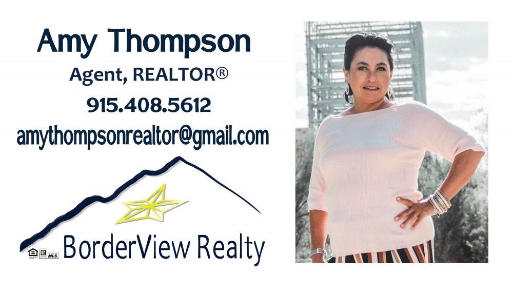BorderView Realty welcomes our newest team member: Amy Thompson! Looking to buy or sell? Call Amy @ 915-915-408-5612 or email her at AmyThompsonRealtor@gmail.com

Learn more: realestateinelpasotx.com/agent/amy-thom…