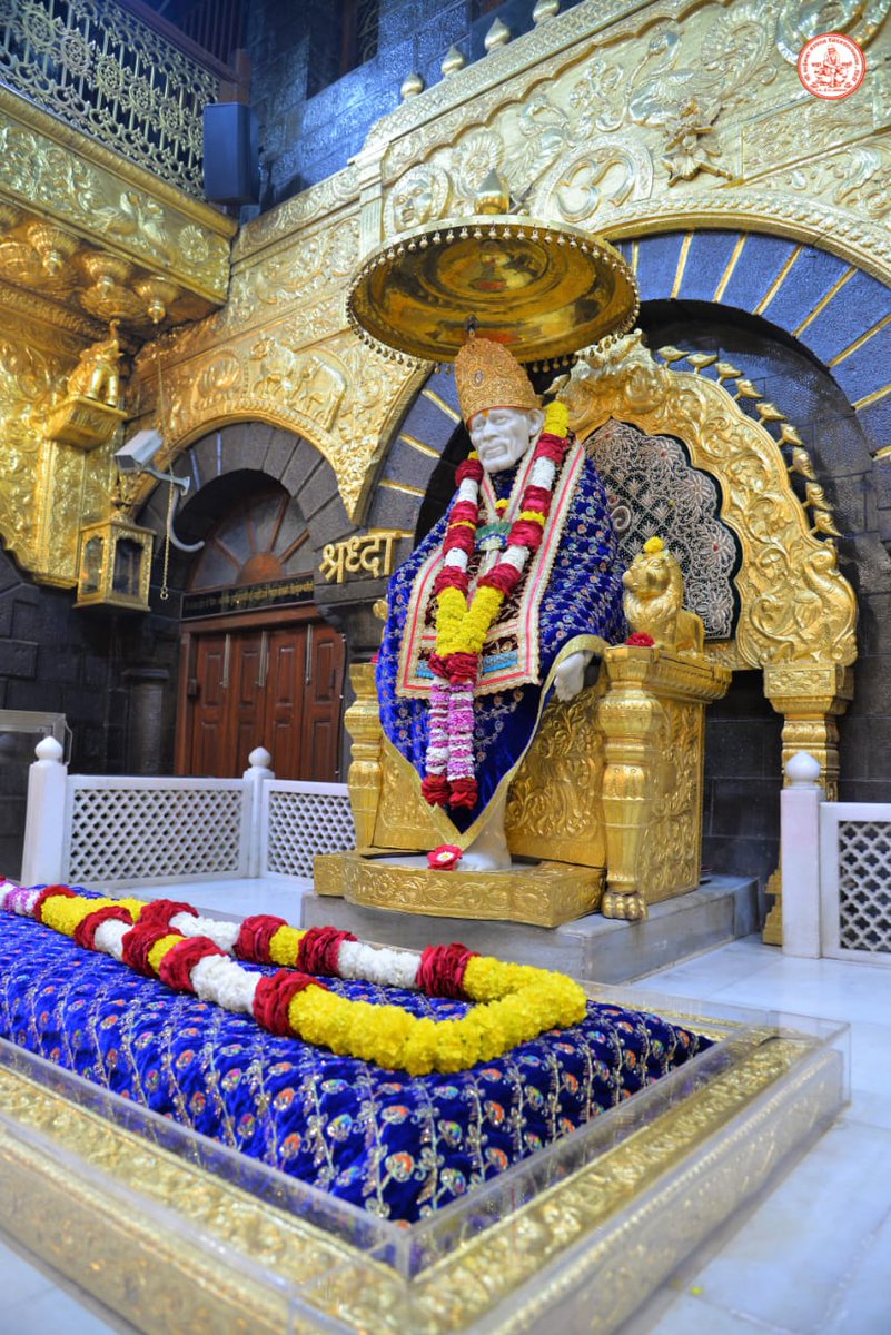 SSSTShirdi's tweet photo. *!! ॐ साई राम !!*      
*श्री साईबाबा संस्थान विश्वस्त व्यवस्था,शिर्डी*
 *आरती :- धुपारती*
 *मंगळवार दिनांक ०९ फेब्रुवारी २०२१*                              
 !! 🕉️ Sai Ram !!
*Shri Saibaba Sansthan Trust, Shirdi*
*Aarti* :- *Dhoopaarti *
*Tuesday 09 February 2021* https://t.co/SyE9k929A1