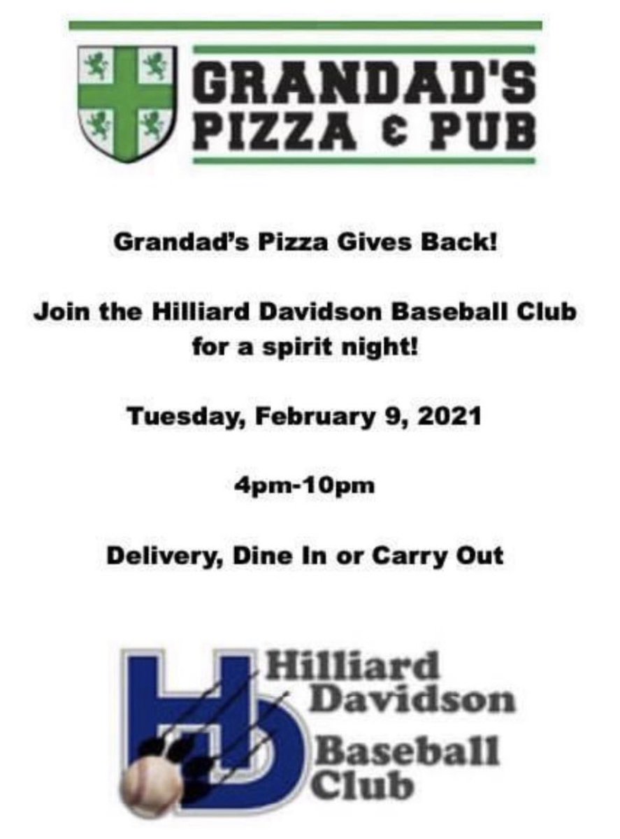 HD_Ath_Booster's tweet photo. Support Hilliard Davidson Baseball!!!! https://t.co/IgiHqbHaIT