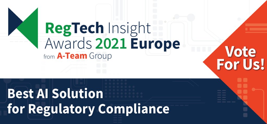 Delighted to announce that <a href="/smartkyc/">smartKYC</a> has been shortlisted for 4 awards at this year's RegTech Insight Awards Europe 2021!

Please vote for us before 5pm (UK) on Thursday 18th March 2021 via the following link:

lnkd.in/dhQ9tAx

#RTIAwards #awards #AI #KYC #ESG