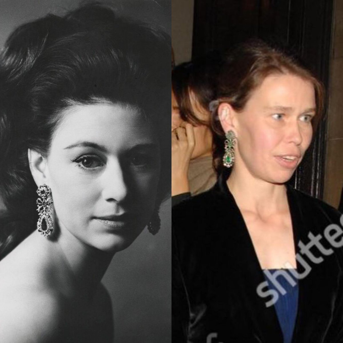 2. Emerald and Diamond Drop Earrings