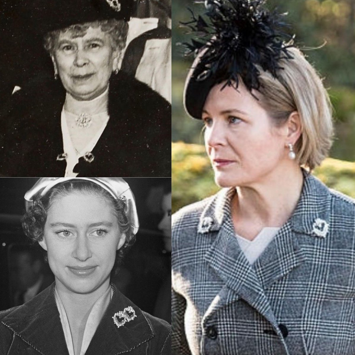 3. Diamond clips belonging to Queen Mary