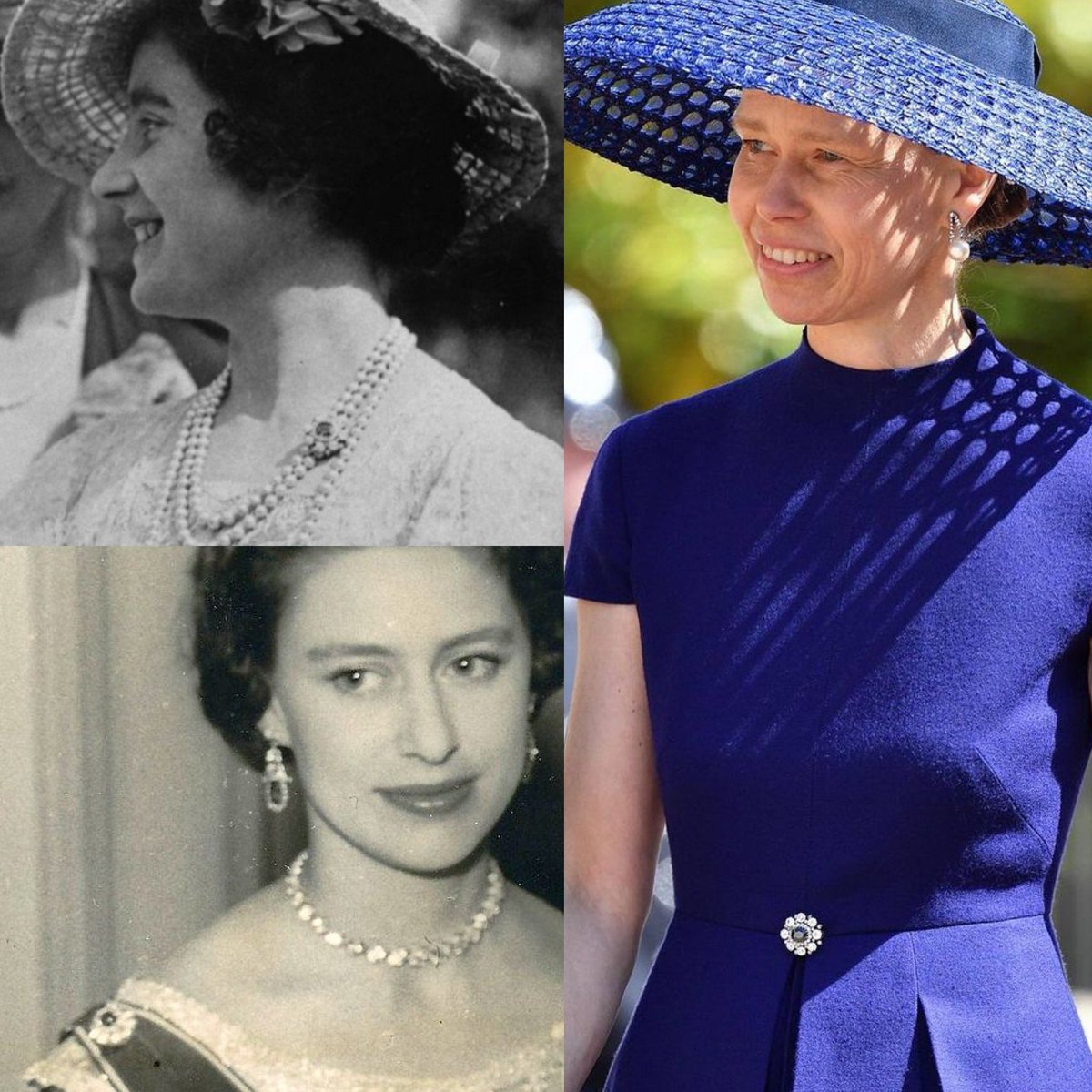 8. Diamond and Sapphire brooch, originally from Queen Elizabeth, The Queen Mother