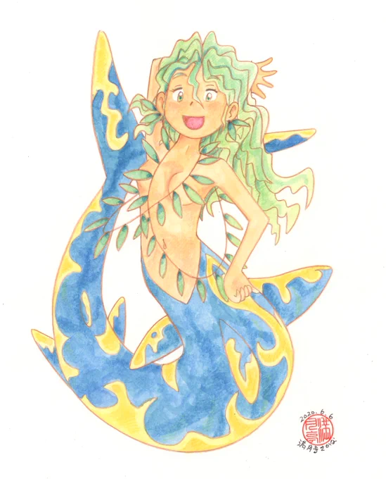 #見た人もなにか無言で人魚をあげる