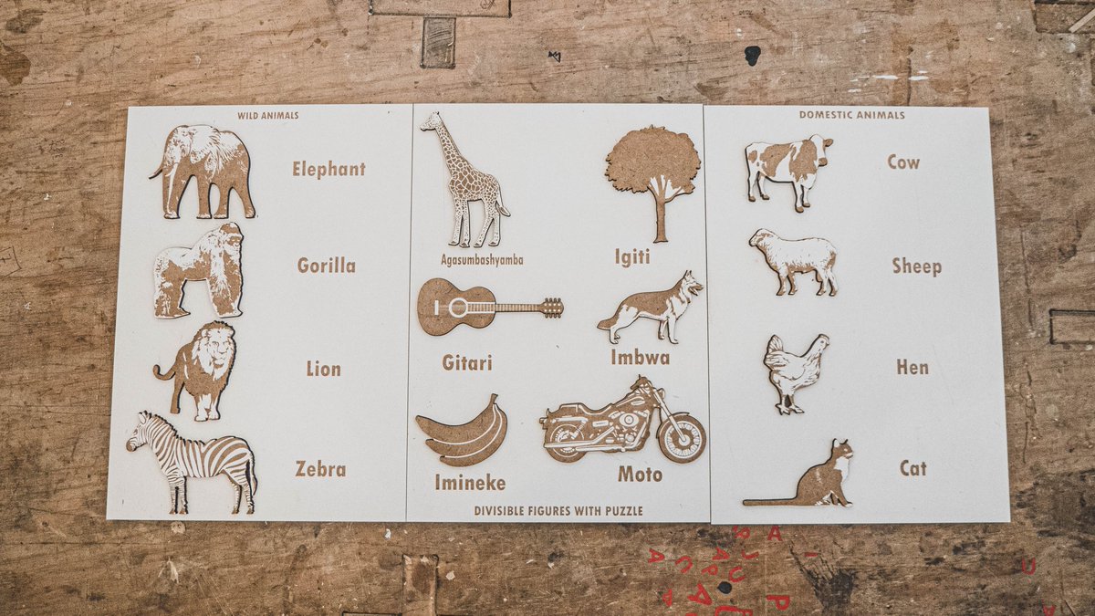 MakerspaceKGL's tweet photo. #RwoT We are back!!

With the lockdown lifted the Makerspace Kigali is open again for orders! Here is a kid's puzzle that we made today

#Kigali #makestuff https://t.co/CSG8sYpKao