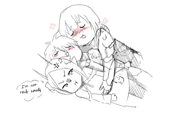 Group cuddling session with @SnowfieldYuki and @PabloCh_ 