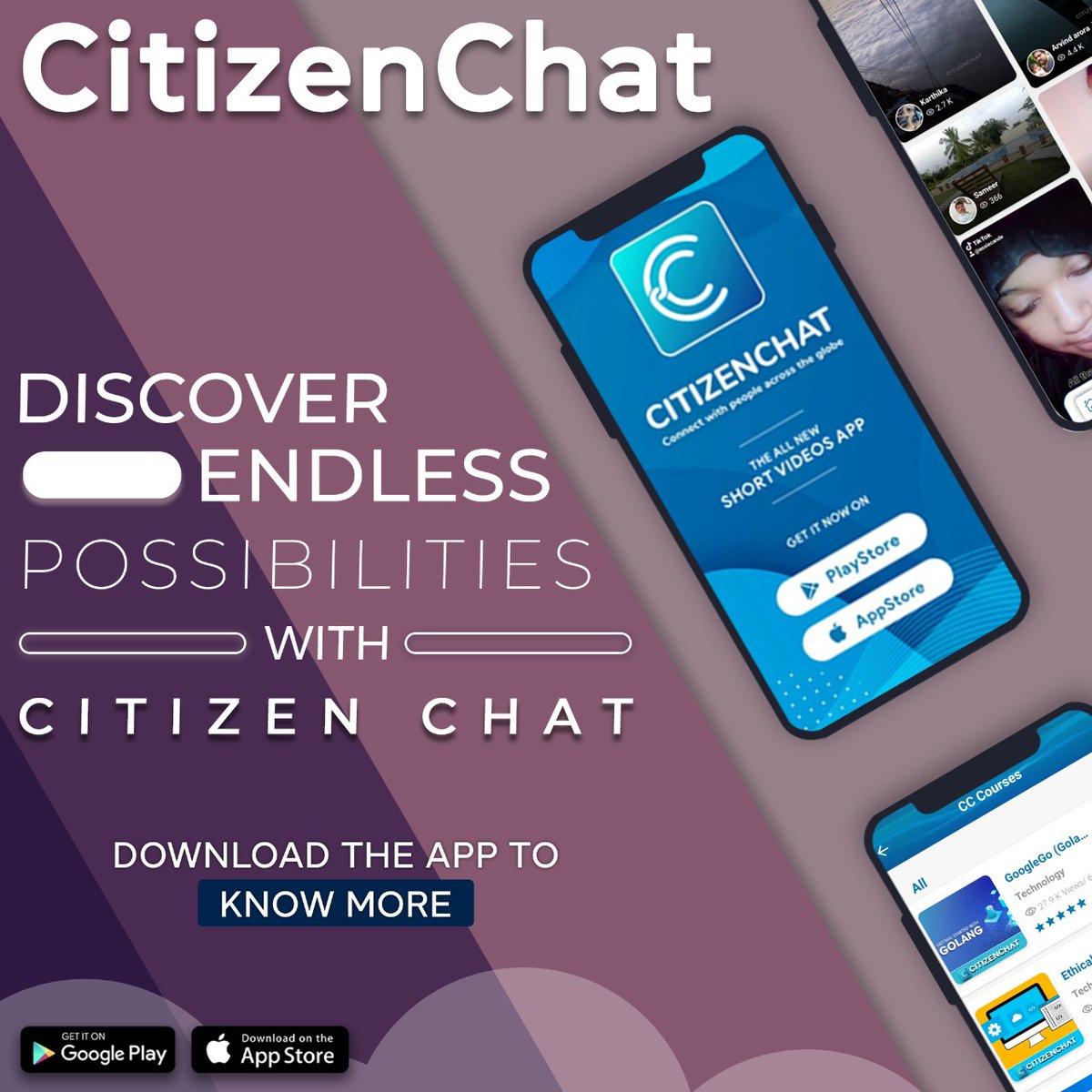 CitizenChat_inc's tweet photo. CitizenChat is a great platform for users especially influencers, vloggers, and video content creators. You can add music, voiceovers, visual effects, filters, stickers, polls, and texts to their videos. https://t.co/CvpKMC5I08

#citizenchat #mobileapp #shortvideoapp #nearbychat https://t.co/RYmOYagsaM