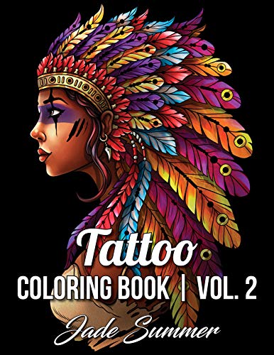 Download Pdf Download Free Tattoo Coloring Book An Adult Coloring Book Wi