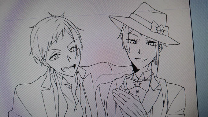 いい感じに描けた気がする!! 