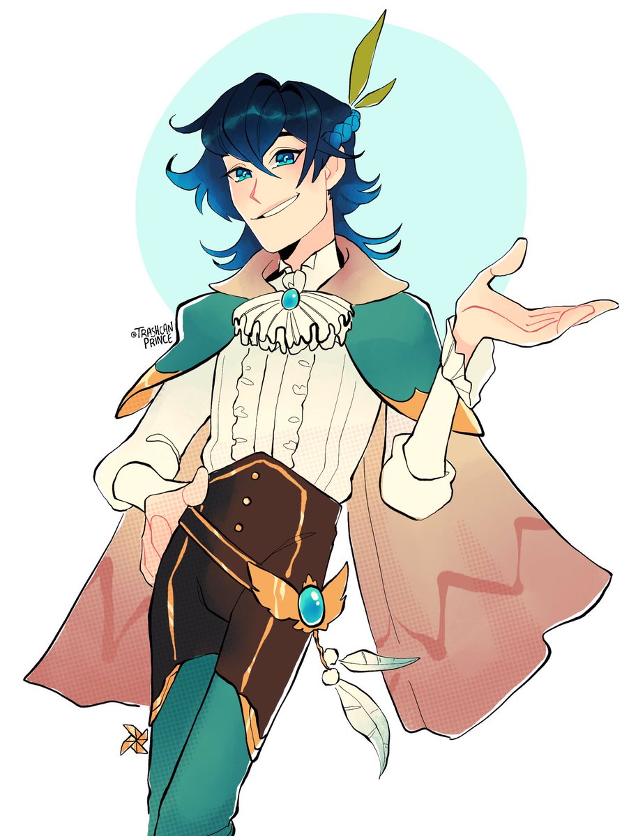 trashcanprince's tweet photo. venti but if he was one of the bishonen type charas

#venti #genshinimpactfanart https://t.co/WNsa4GydsQ