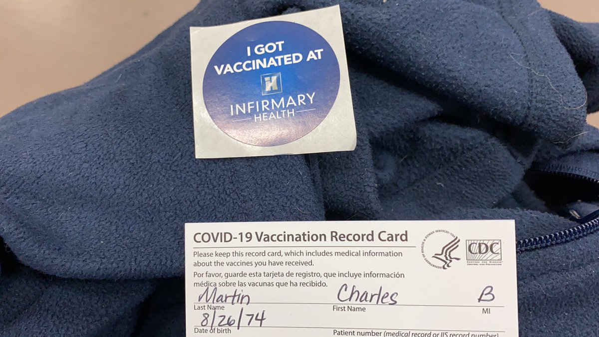chazon64's tweet image. I got my vaccination! #TeamMCPSS