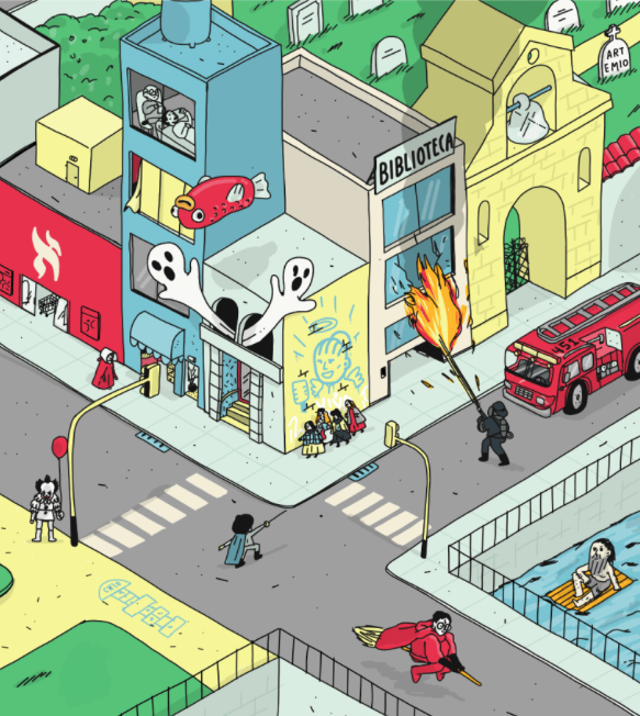 CasaLector's tweet photo. ¿Eres capaz de encontrar los 15 #libros que esconde esta imagen?
Te desafiamos a que encuentres los 15 libros mundialmente reconocidos que se esconden en la siguiente ilustración.
#CasaLector #lectura #lectores #bibliotecas #librerías 

https://t.co/ubmmydTmho vía @JulianMarquina https://t.co/Ah8VhX51VL