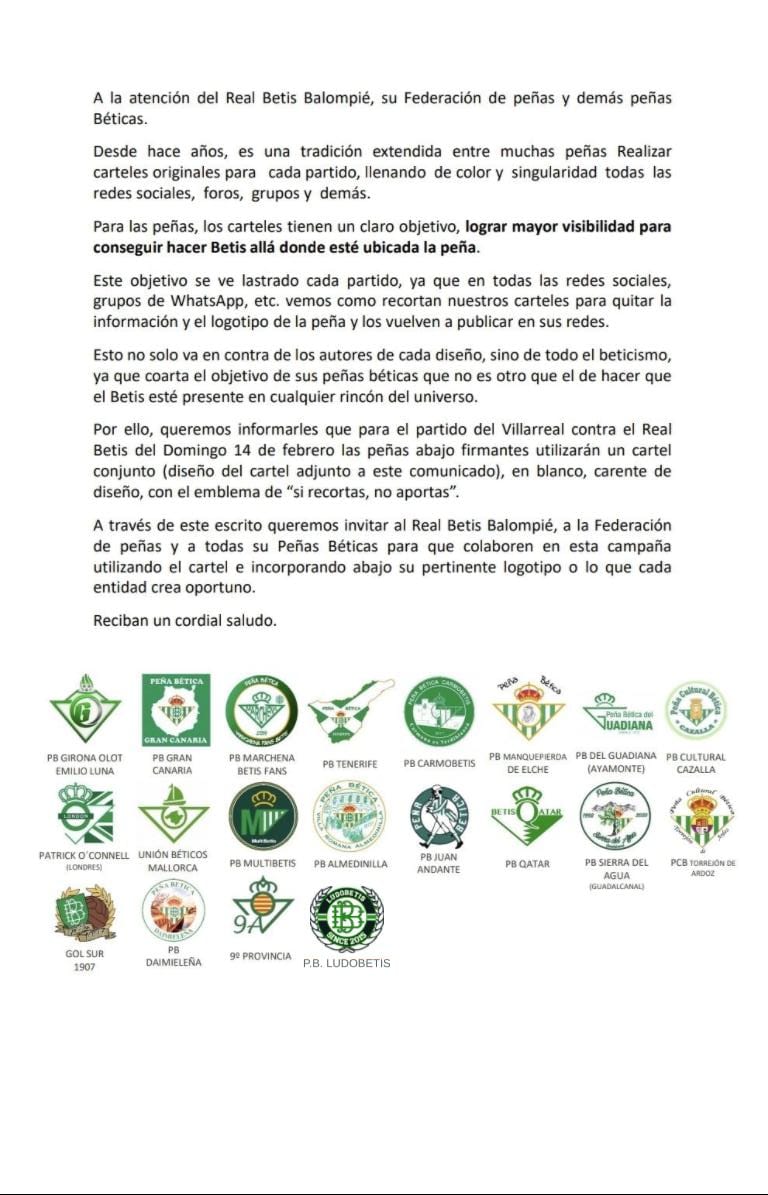 #SiRecortasNoAportas
Ayuda y reconoce el trabajo que hay detrás de cada peña! 
Ludobetis se une! 
Juntos más fuertes!