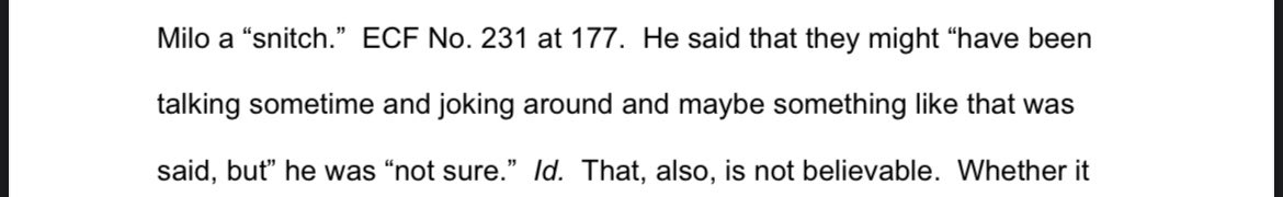 remarkably, the court also repeatedly found that the officers who testified—including high-ranking officers—were liars (or, in legal jargon, “not credible”).