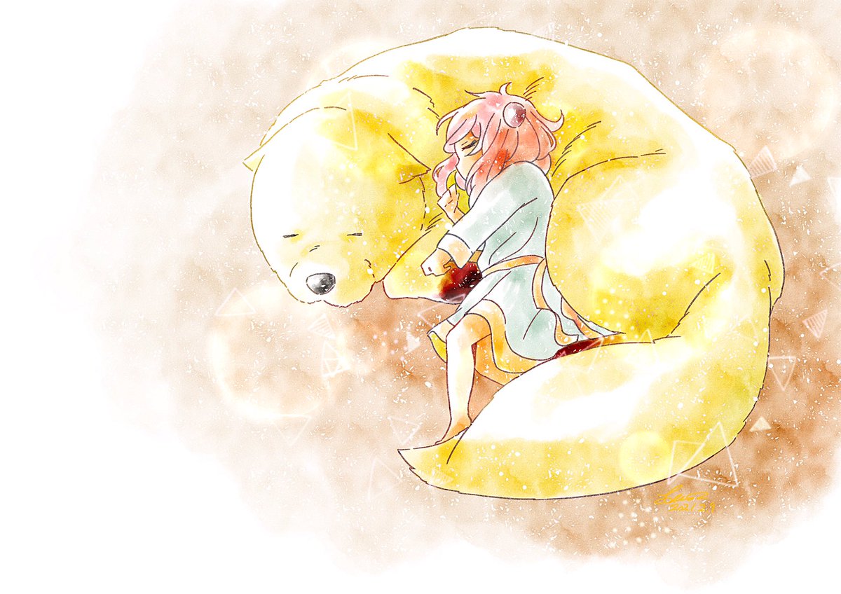 ヘッダー用に描いたアーニャとボンド ゆずあんこのイラスト