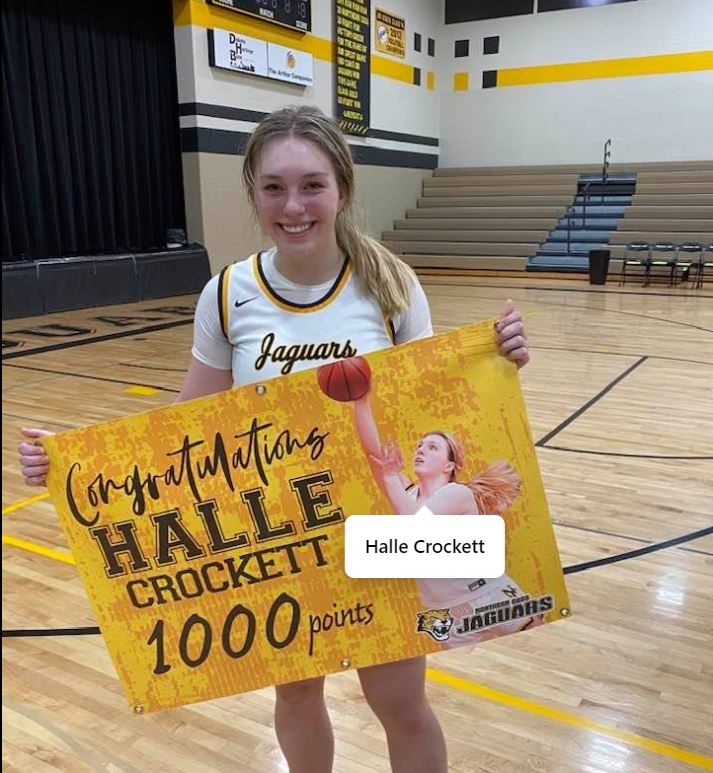 Congrats Halle Crockett - <a href="/Halle_crockett/">Halle Crockett</a>!! She eclipsed 1000 points against Oak Grove!! We are proud of you Halle and all the hard work!