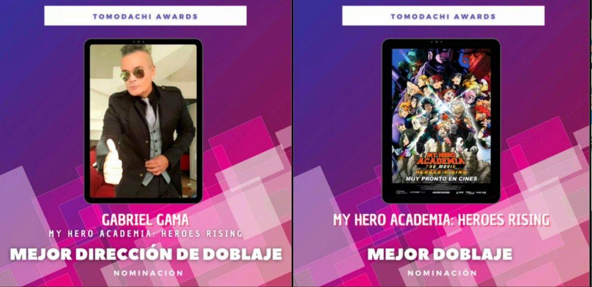 Te gusto el doblaje de MHAR, ayúdame con tu voto . Entra aquí:docs.google.com/forms/d/e/1FAI…
Koe Dubbing Masters Mexico
Gabriel Gama 
Gracias y abrazo.