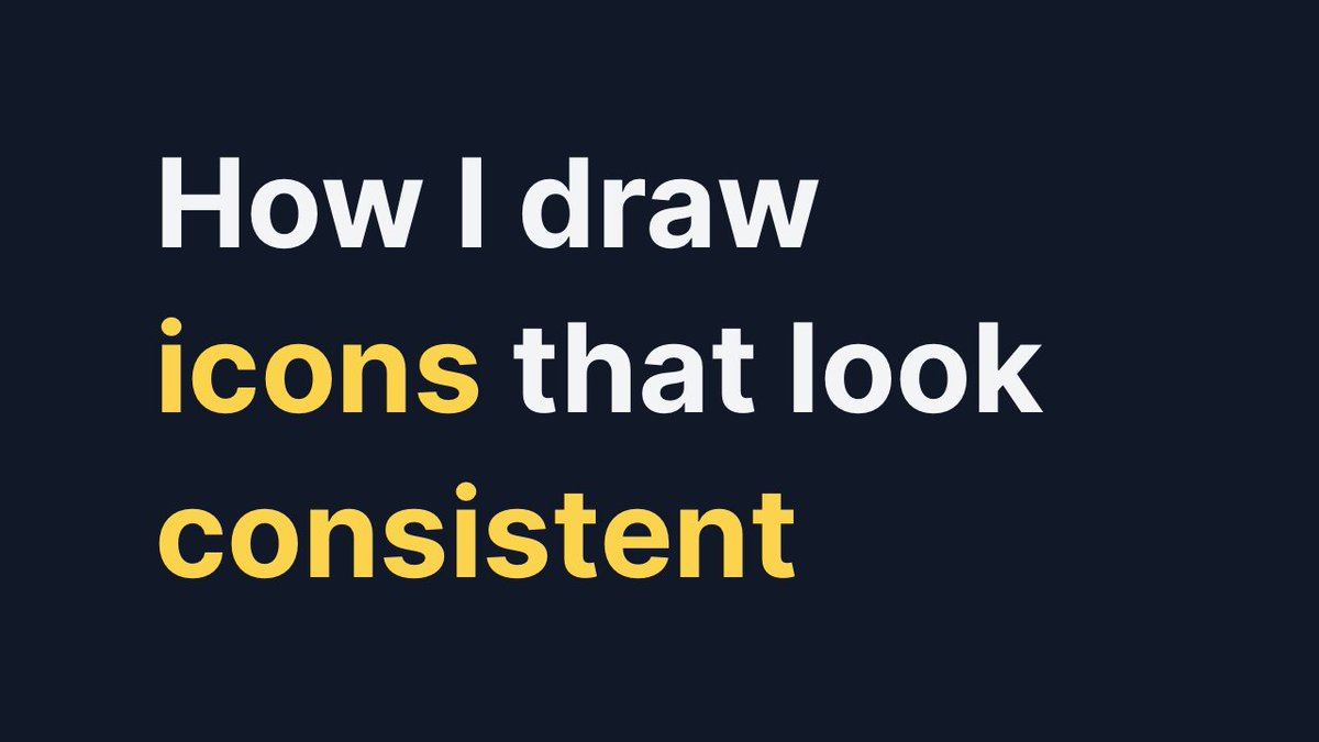 As I’m still extending my icon set, I have to make sure they all look like they belong together. A few constraints help me keep a consistent look across the full set.This thread gives you a peek behind the curtain. 