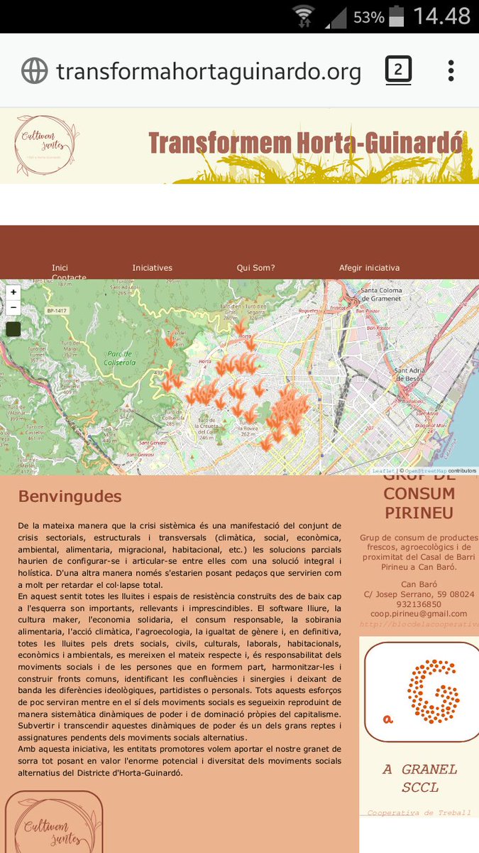 ApassosASS's tweet photo. Ja esta disponible el mapa de moviments socials i economies alternatives d'Horta-Guinardó, una eina per visibilitzar, posar en valor i facilitar la intercooperacio i l'enxarxament, elaborada per #MateBCNsccl, @TallersAGranel i @ApassosASS.
👇👇👇
https://t.co/y23wXj13iG
👆👆👆 https://t.co/P9IpvISquM