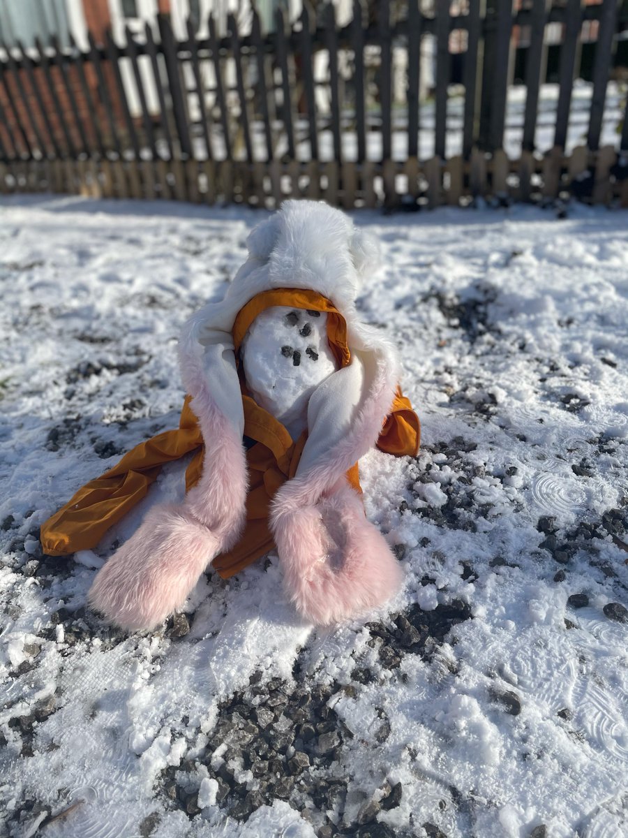 HouseTeams's tweet photo. This snowman looks nicely wrapped up! Very creative Toby! #WolfretonSnowmanChallenge #Lockdown3 https://t.co/s6qSymp2aK