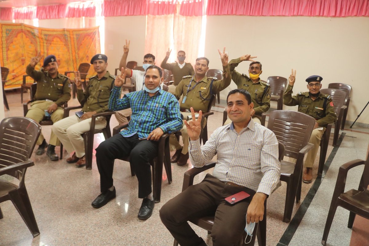 First phase of COVID19 Vaccination completed in RTC CRPF, Jodhpur (Raj) on 9/2/2021.